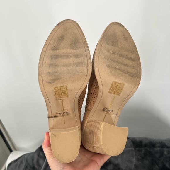 Dolce Vita Shay Perforated Leather Booties - Picture 7 of 10